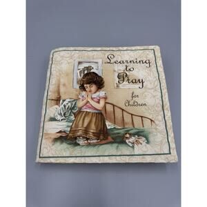 Cloth Kids Book Learning to Pray Plush Religious Book